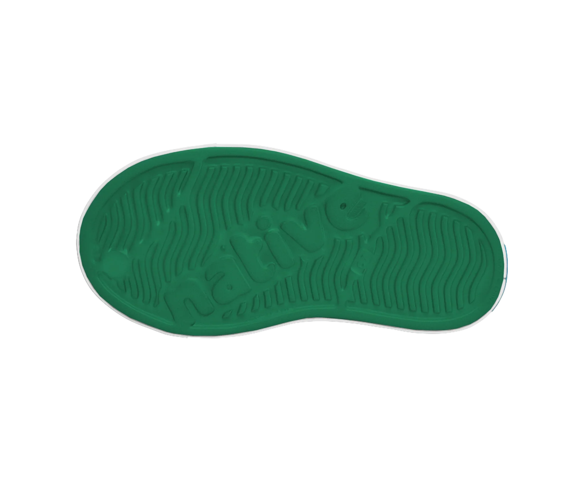 Native Child Jefferson Shoes - Hunter Green/Shell White - outsole