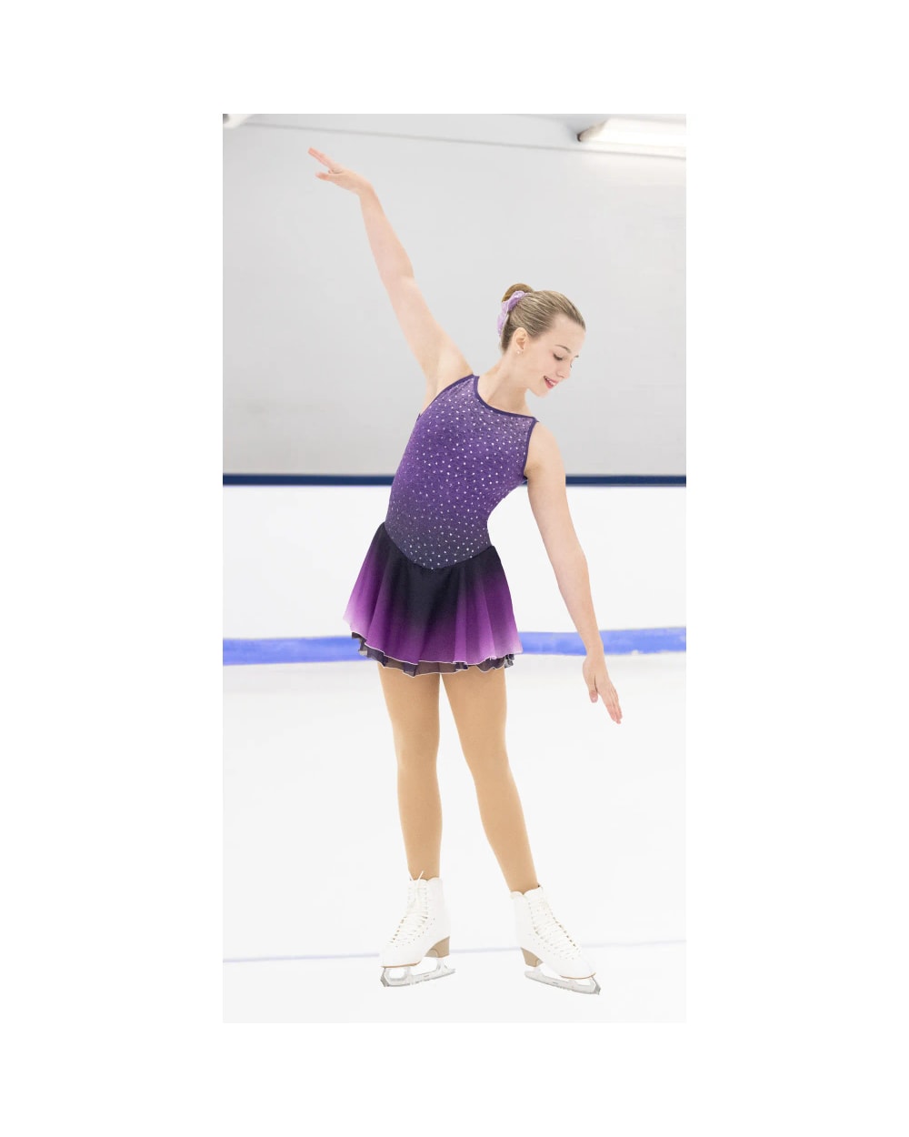 Jerrys Skating World Amethyst Ombre Dress