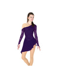 Jerrys Skating World Bare Shoulders Dress - Deep Purple