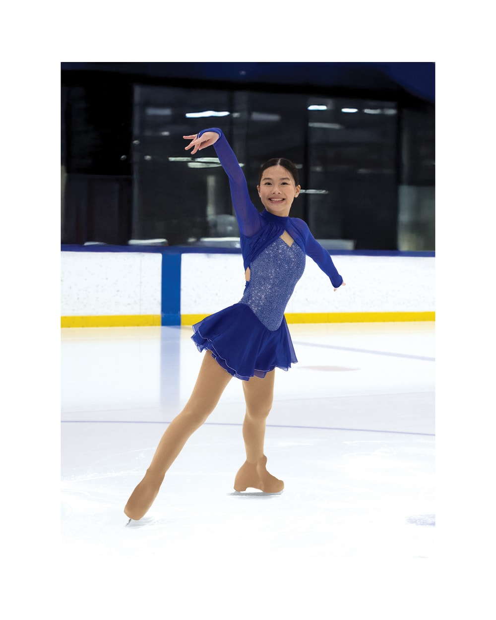 Jerrys Skating World Bluette Bling Dress - Blue