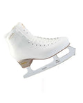 Edea Overture figure skate boot with mounted Rotation blade, white/ivory, size 26.0B