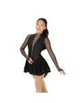 Jerrys Skating World Glint Of Gold Dress - Black/Gold