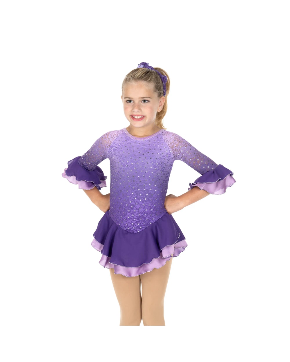 Jerrys Skating World Lacy Larkspur Dress
