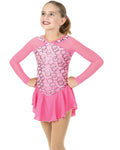 Jerrys Skating World Rings Of Bling Dress - Pink
