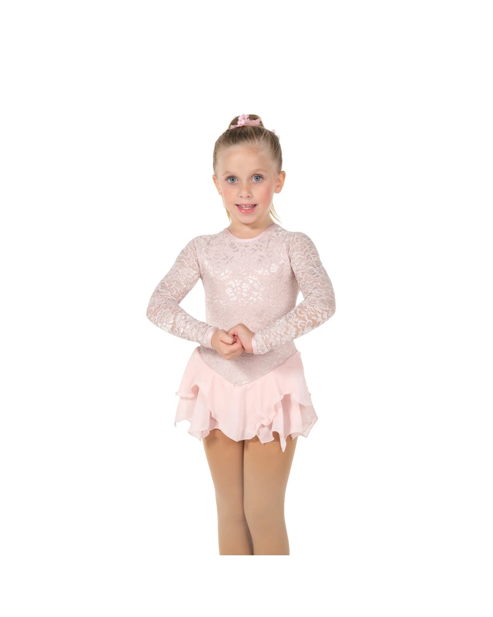 Jerrys Skating World Tulip Lace Dress – Blush Pink