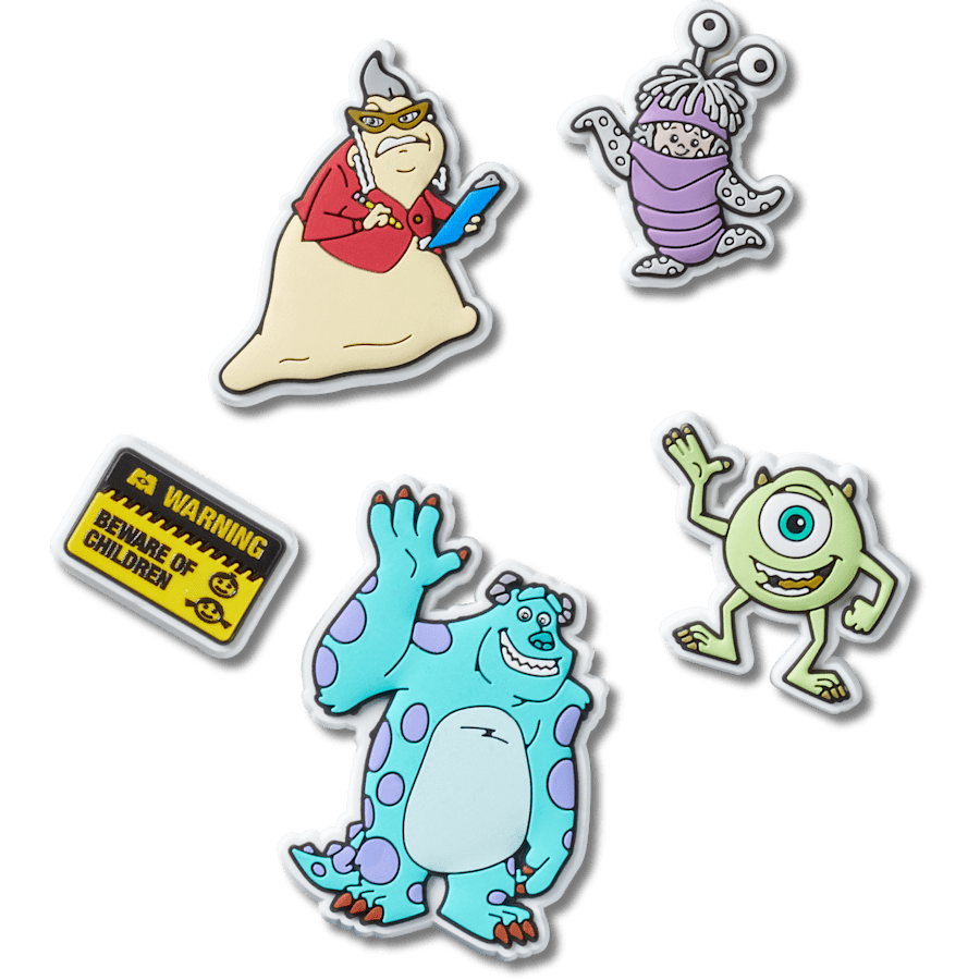 Crocs Monsters Inc. Jibbitz Charms - 5 Pack