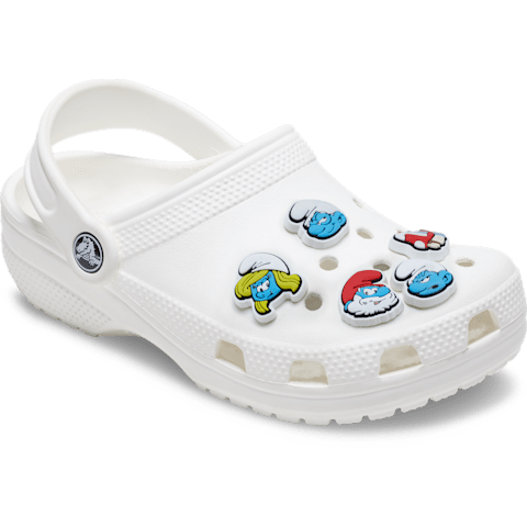 Crocs Smurfs Jibbitz Charms - 5 Pack