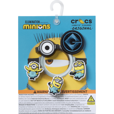 Crocs Minions Jibbitz Charms - 5 Pack