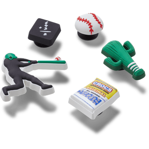 Crocs Baseball Team Jibbitz Charms - 5 Pack