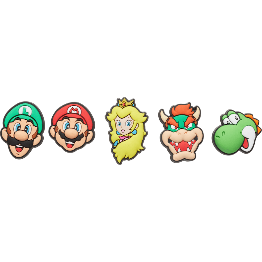 Crocs Super Mario Jibbitz Shoe Charm - 5 Pack