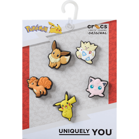 Crocs Pokemon Character Jibbitz Charms - 5 Pack
