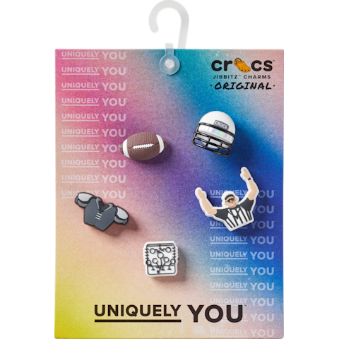 Crocs Football Team Jibbitz Charms - 5 Pack