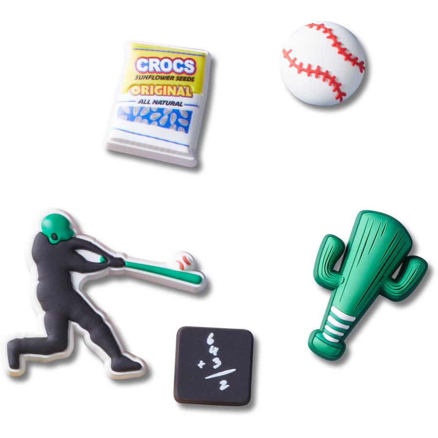 Crocs Baseball Team Jibbitz Charms - 5 Pack