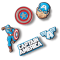 Crocs Captain America Jibbitz Charms - 5 Pack