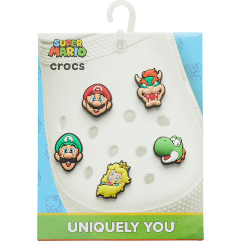 Crocs Super Mario Jibbitz Shoe Charm - 5 Pack