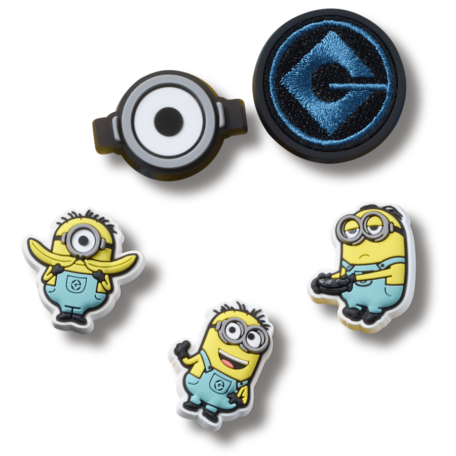 Crocs Minions Jibbitz Charms - 5 Pack