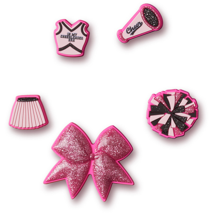 Crocs Cheerleading Jibbitz Charms - 5 Pack