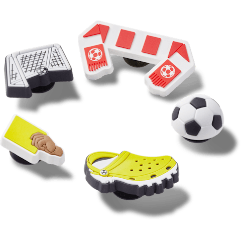 Crocs Soccer Team Jibbitz Charms - 5 Pack