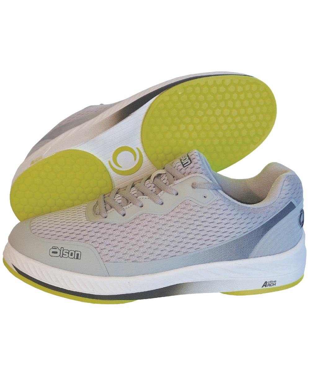 Jill - Women's VOLTAJE Grey 1/16" Split Slider (Mid-Speed) Curling Shoe