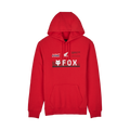 Fox x Honda Pullover Hoodie Flame Red front