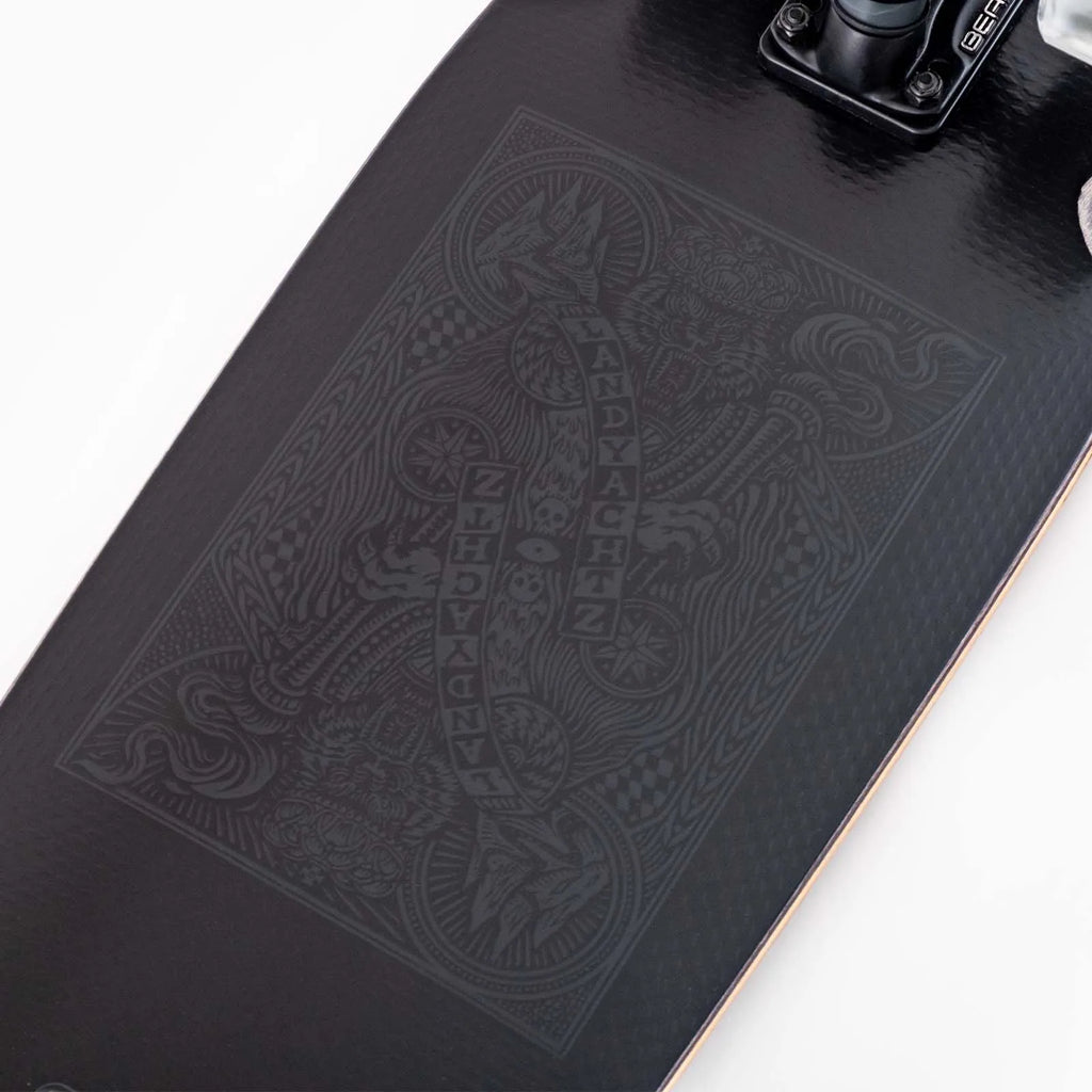Landyachtz Dinghy Coffin - Stealth Card Longboard