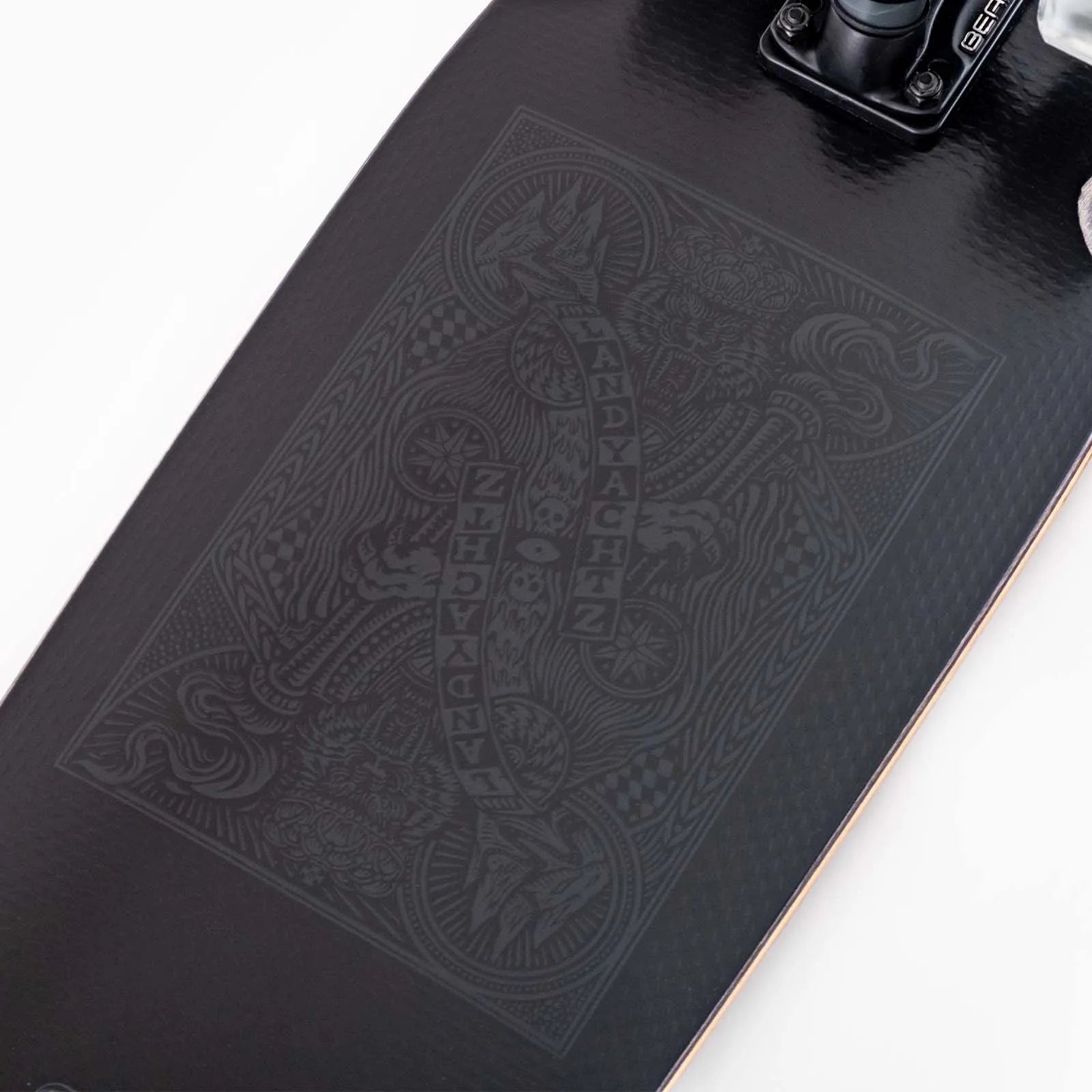 Landyachtz Dinghy Coffin - Stealth Card Longboard