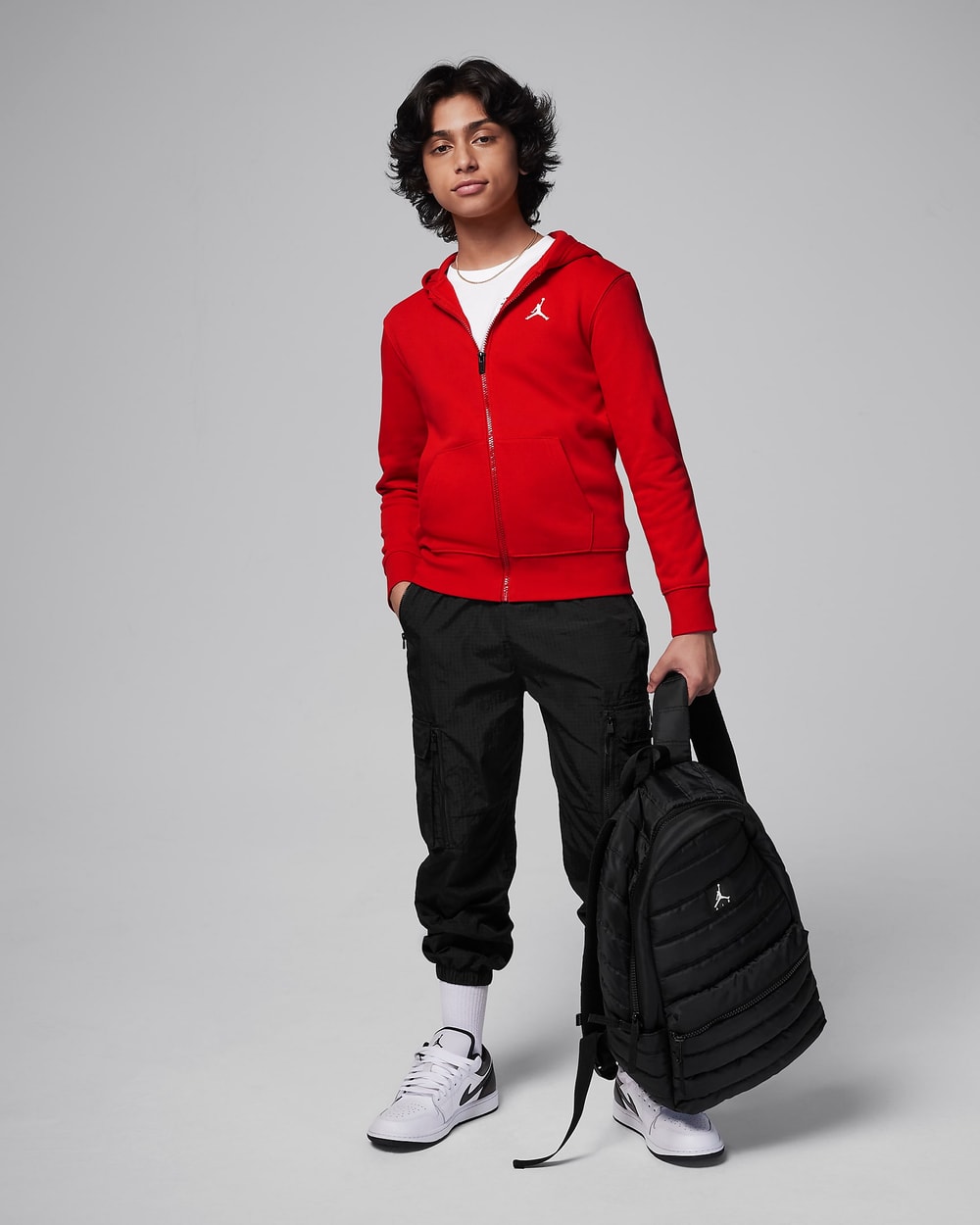 Jordan Boy's MJ Brooklyn Full-Zip Hoodie