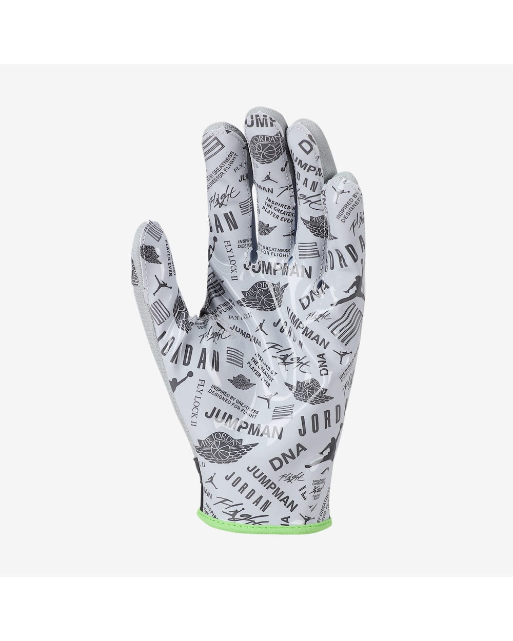 Jordan Fly Lock 2.0 Football Gloves - Anthracite - palm