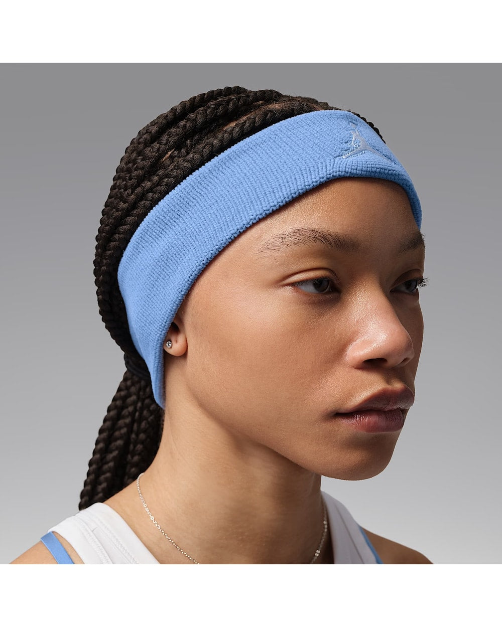 Jordan Jumpman Headband - Blue Beyond/White