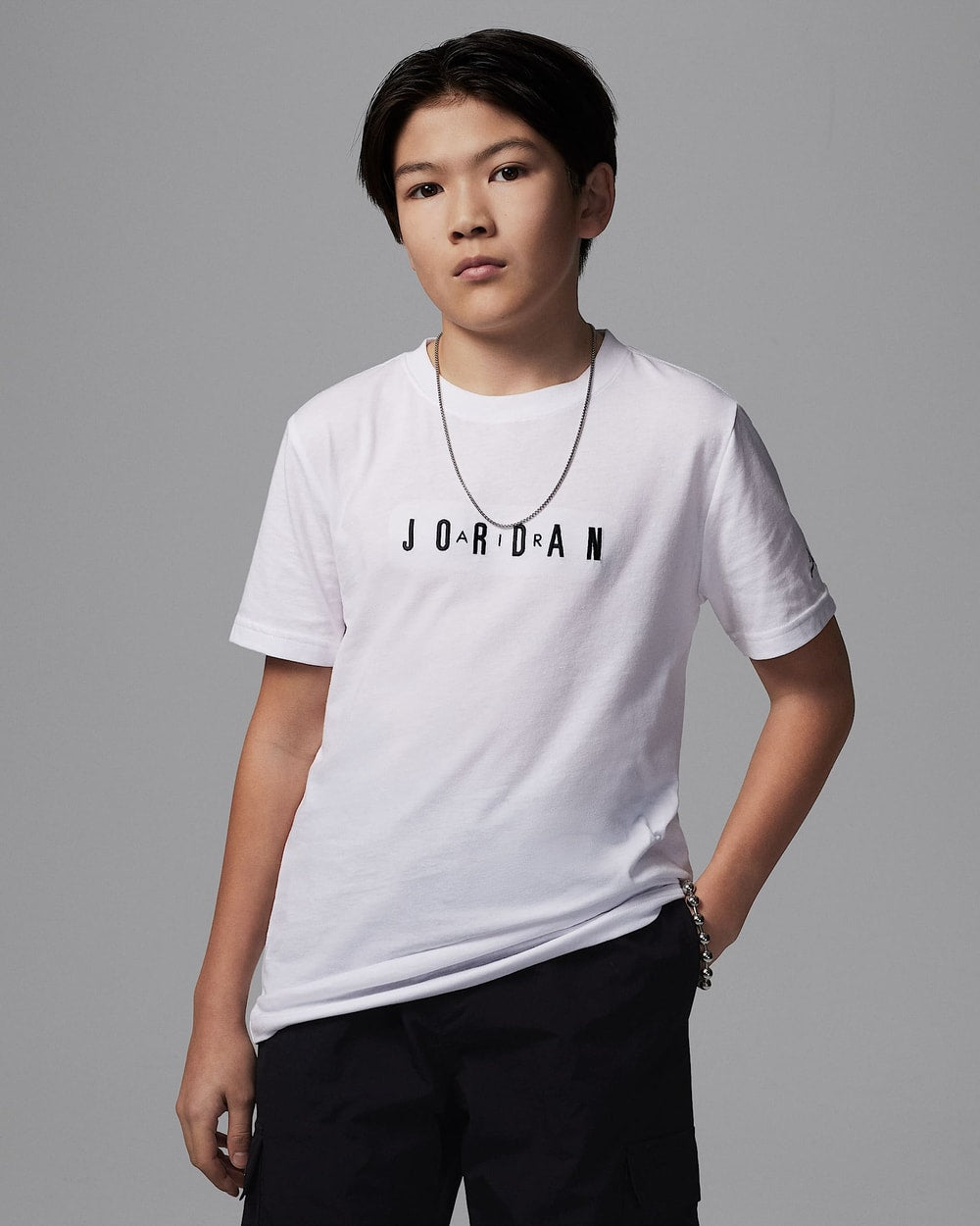 Jordan Junior Embroidered Logo T-Shirt
