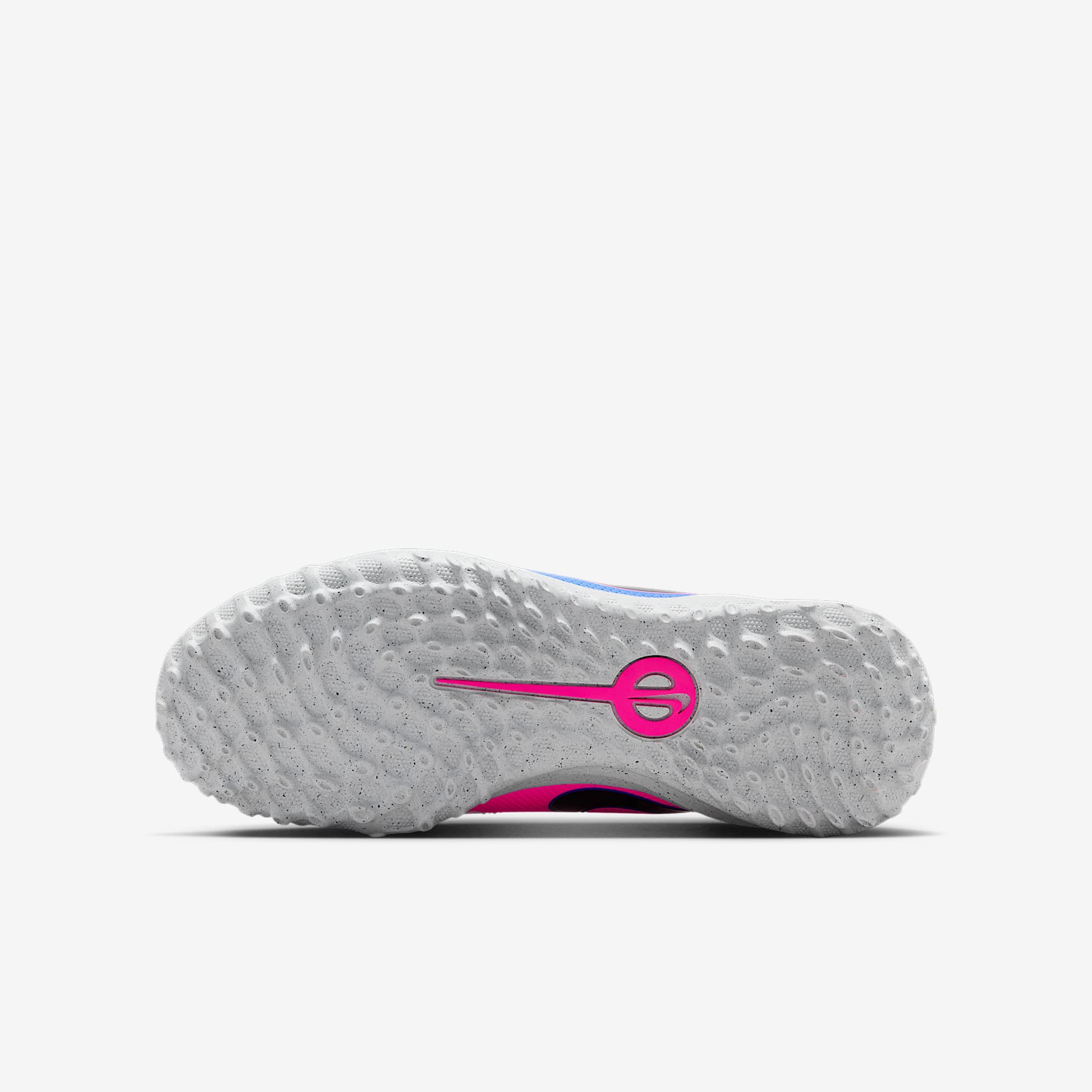Nike Jr. Tiempo Maestro Club Turf Soccer Shoes - White/Racer Blue/Pink Blast/Black - view 2