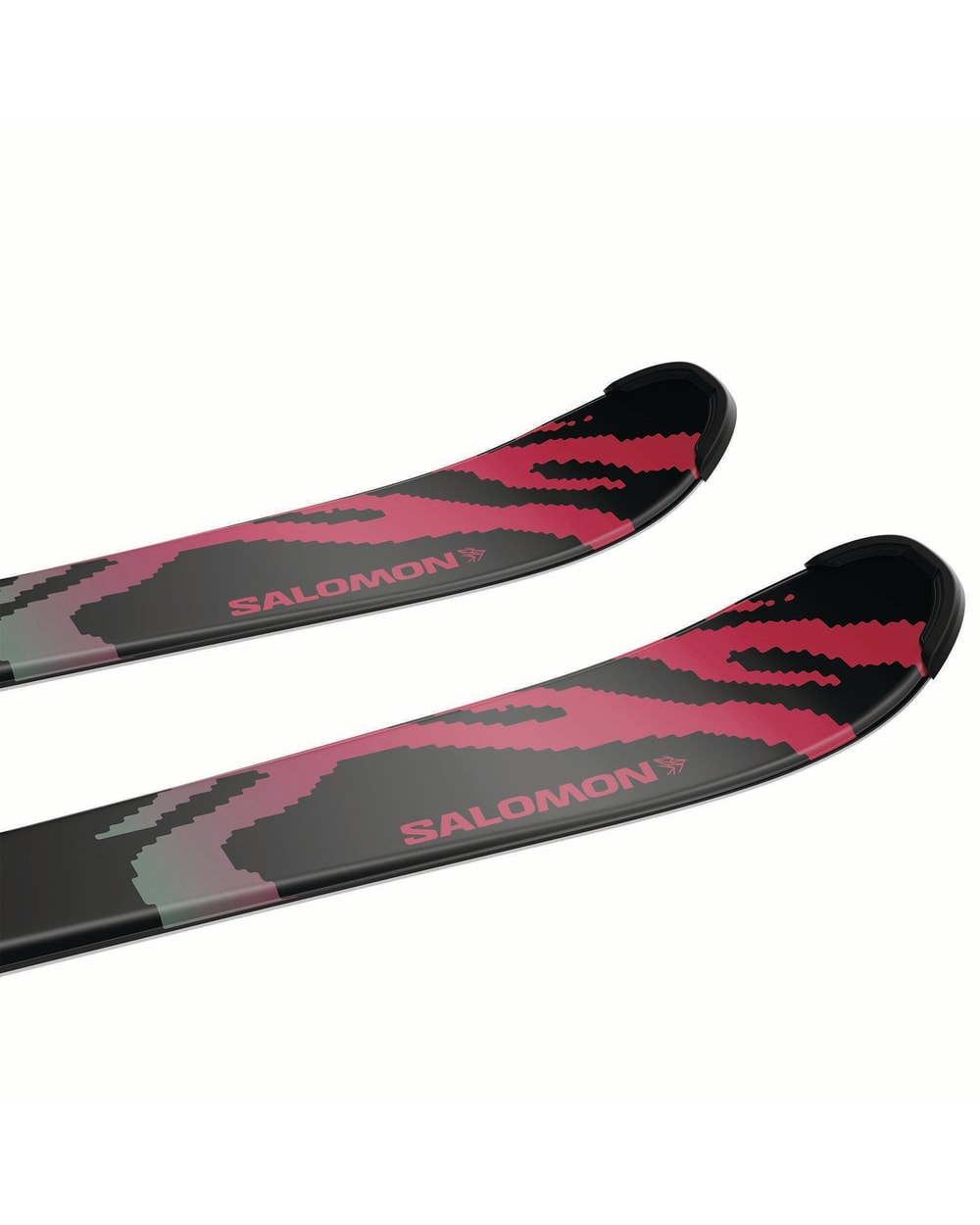 Salomon Junior QST M skis in Black, tip detail