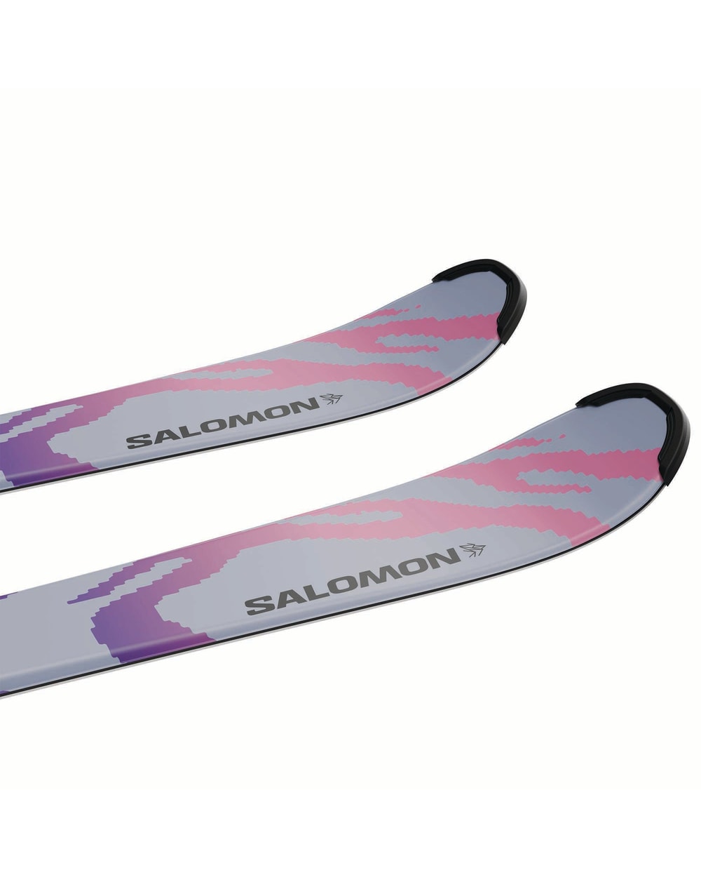 Salomon Junior QST S skis in Cosmic Sky, tip detail