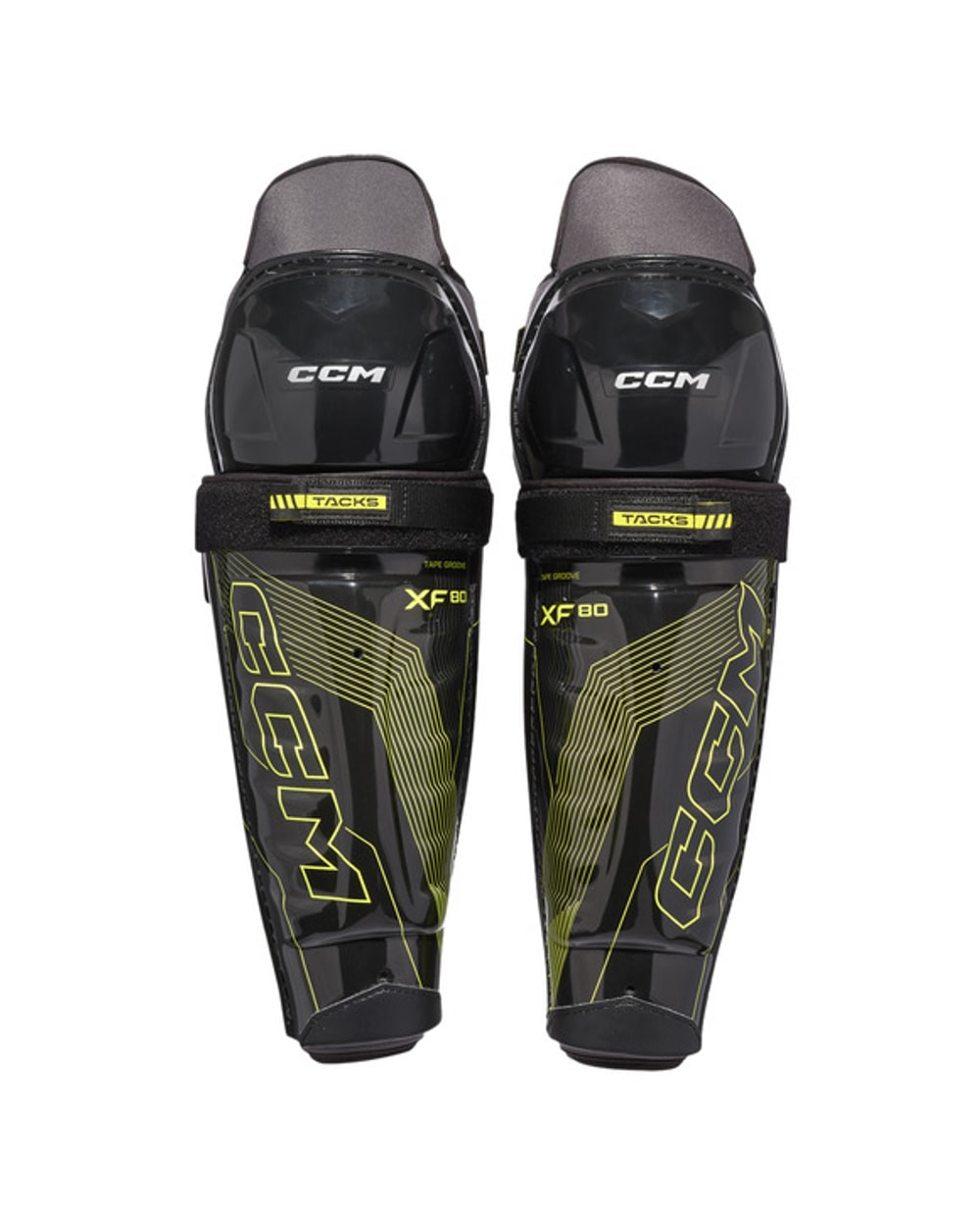 CCM Junior Tacks XF 80 Hockey Shin Guards - 2024