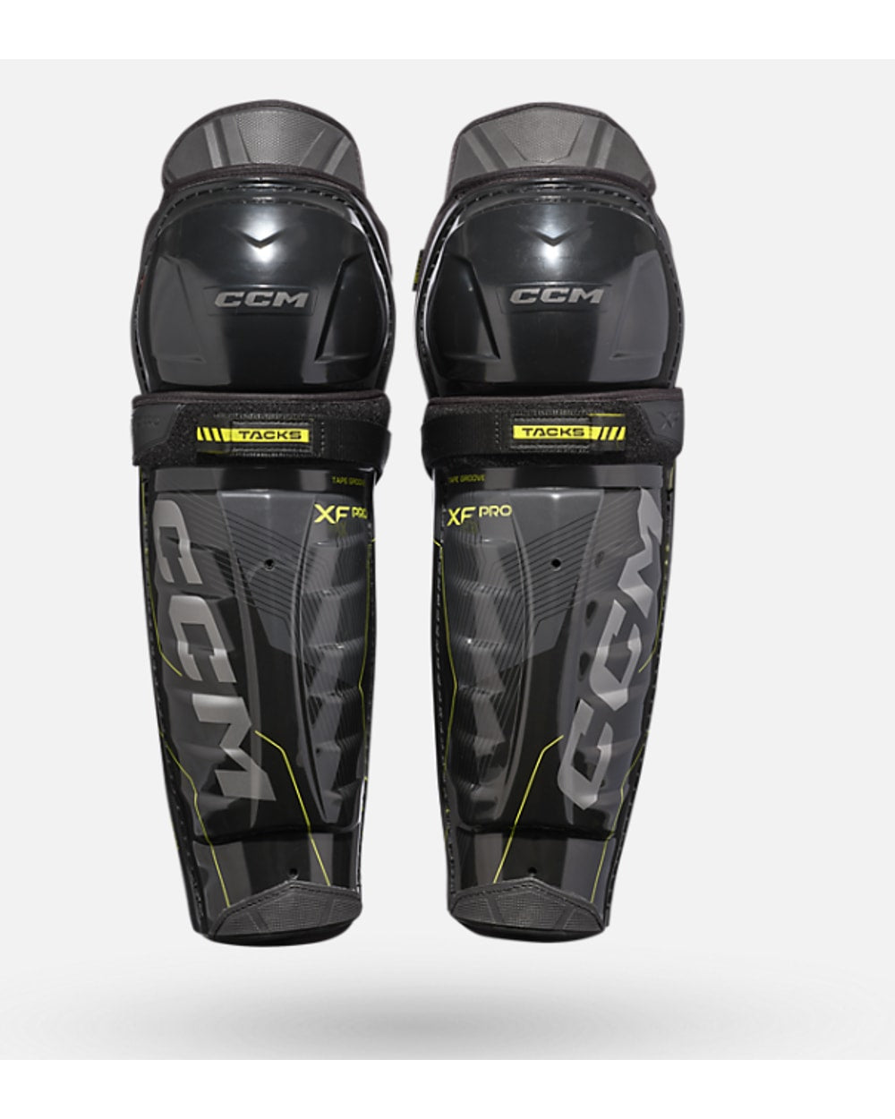 CCM Junior Tacks XF Pro Hockey Shin Guards