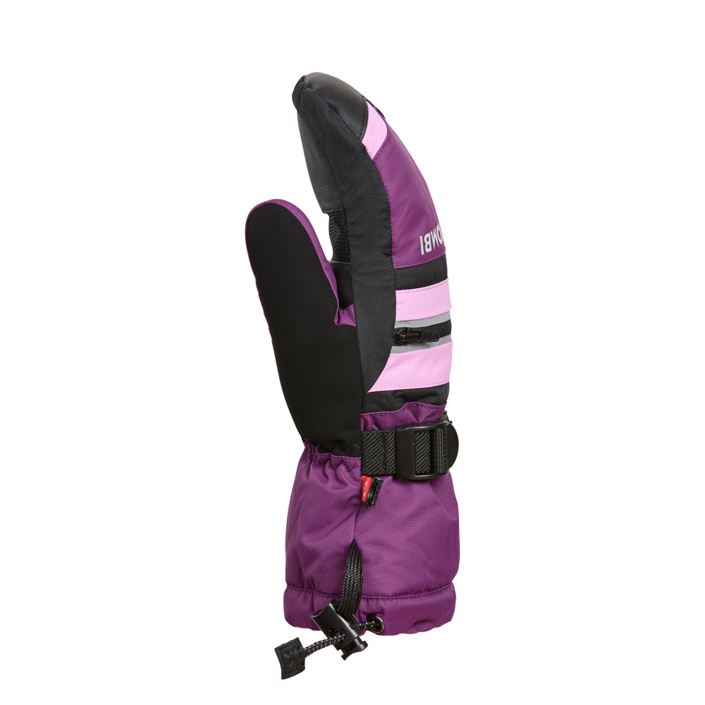 Kombi Yolo Youth Primaloft Mitt - ORCHID PETAL WITH LUXURY PURPLE AND BLACK
