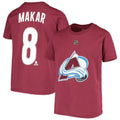Outerstuff Youth Colorado Avalanche Name & Number T-Shirt - Makar