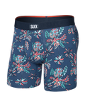 Saxx Vibe Xtra Soft Comfort Boxer Brief - Pineapple Tropic-Indigo
