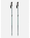 K2 Girls' Sprout Adjustable Ski Poles - Green, full view