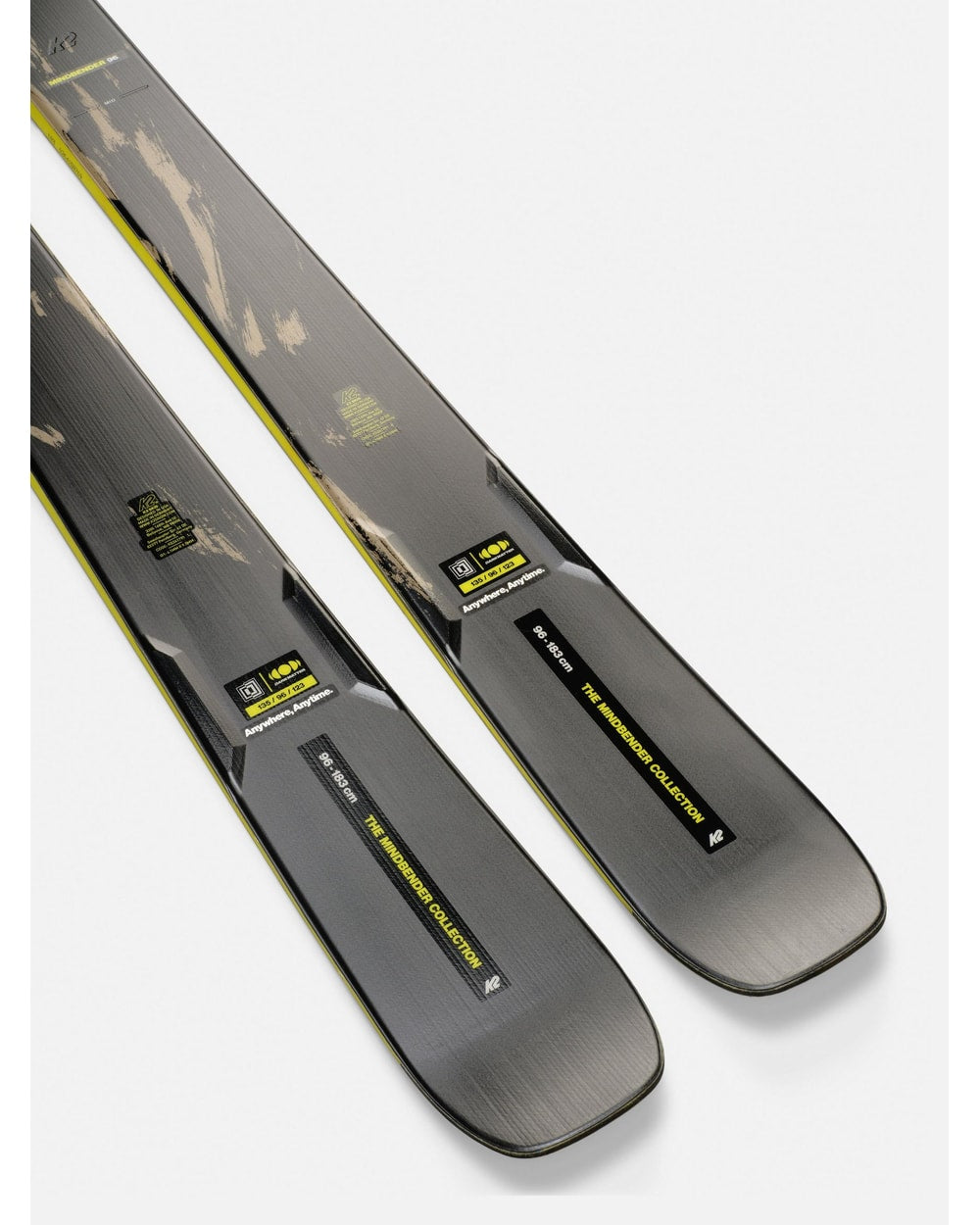 K2 Men's Mindbender 96 Skis 2027 - Tan/Black, detail view