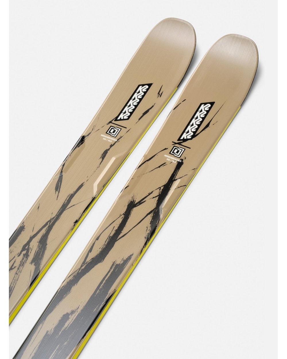 K2 Men's Mindbender 96 Skis 2027 - Tan/Black, detail view