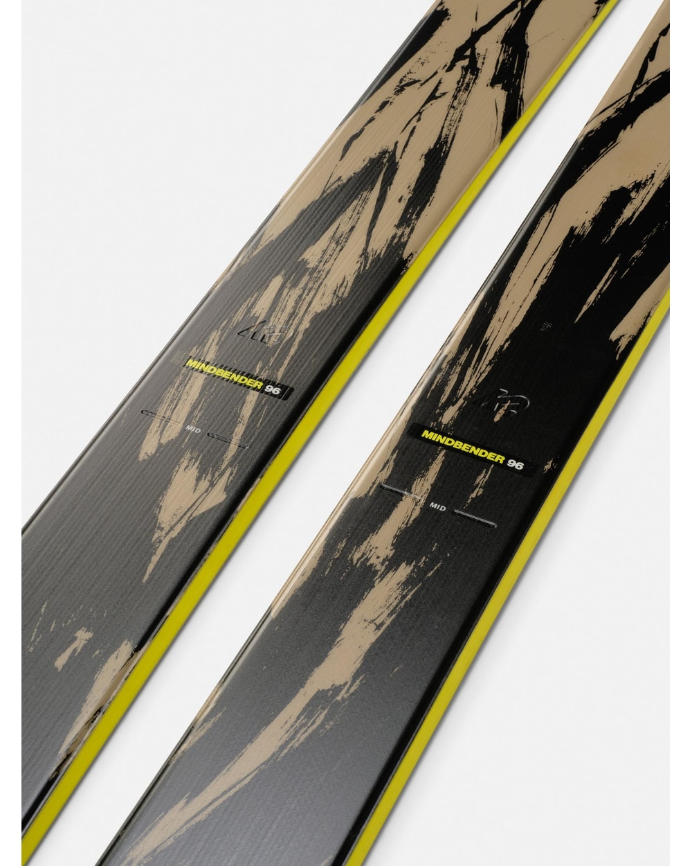 K2 Men's Mindbender 96 Skis 2027 - Tan/Black, detail view