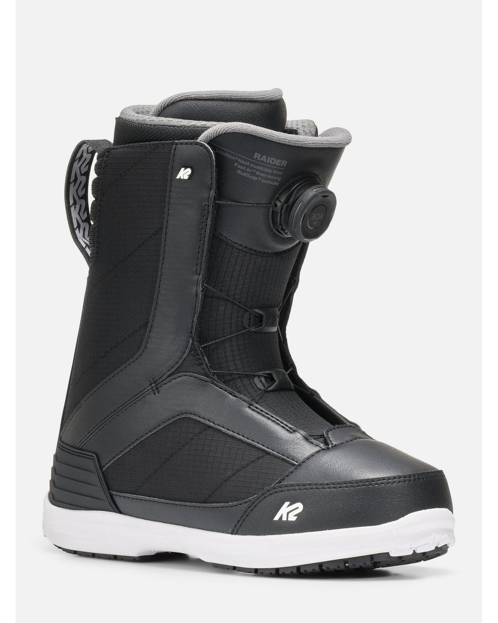 K2 Raider Men's Snowboard Boot - Black - front
