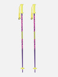 K2 Junior Charm Ski Poles - Purple, full view