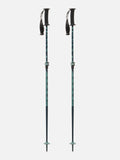 K2 Girls' Sprout Adjustable Ski Poles - Green, full view