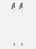 K2 Women's Style Composite Ski Poles - White, full view