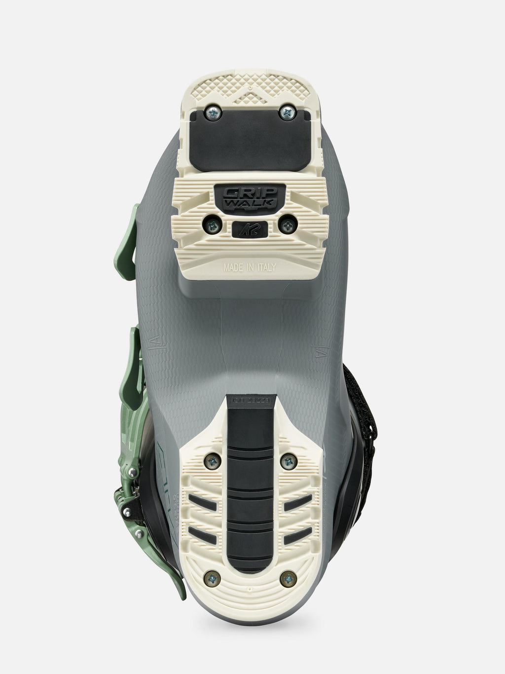 K2 Women's BFC 85 Ski Boots 2027 - Grey/Black/Mint, sole view