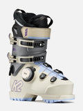 K2 Women's BFC 95 BOA Ski Boots 2027 - Cream/Light Blue, front three-quarter view