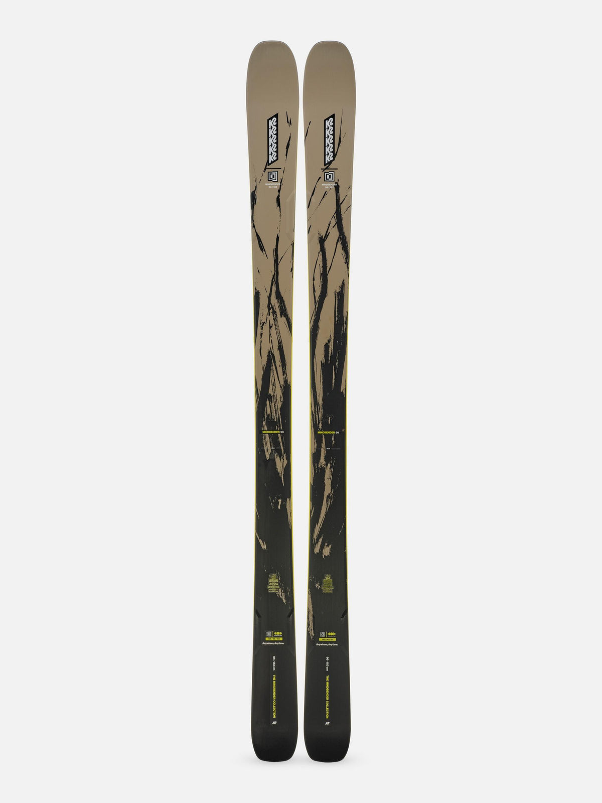 K2 Men's Mindbender 96 Skis 2027 - Tan/Black, topsheet view