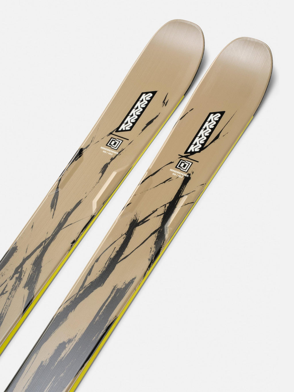 K2 Men's Mindbender 96 Skis 2027 - Tan/Black, detail view